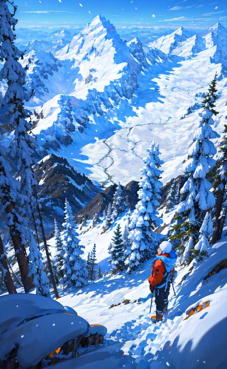 105767-1194521422-masterpiece, best quality, mountain climber, mountain top, looking over a grand view, snowy winter forest, mountain, snow, snowi.png